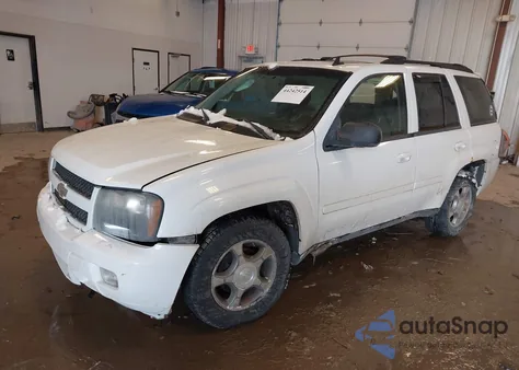2008 Chevrolet Trailblazer Lt из США, поврежденный, VIN 1GNDS13S482202006